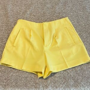 a new day Women's High Waist Yellow Shorts